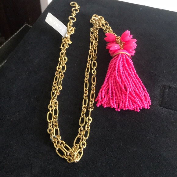 New J. CREW FUN TASSEL LONG NECKLACE. SOLD OUT!! - Picture 4 of 7