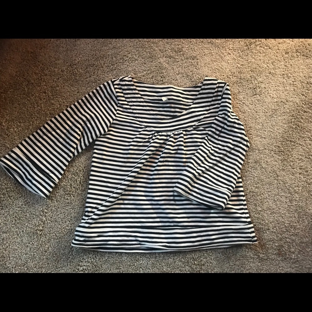 Old Navy Striped 3/4 shirt