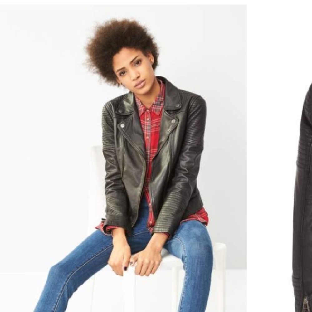 NWOT LEATHER JACKET - as seen on Kylie Jenner