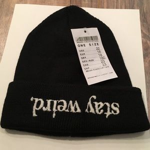 Stay Weird beanie