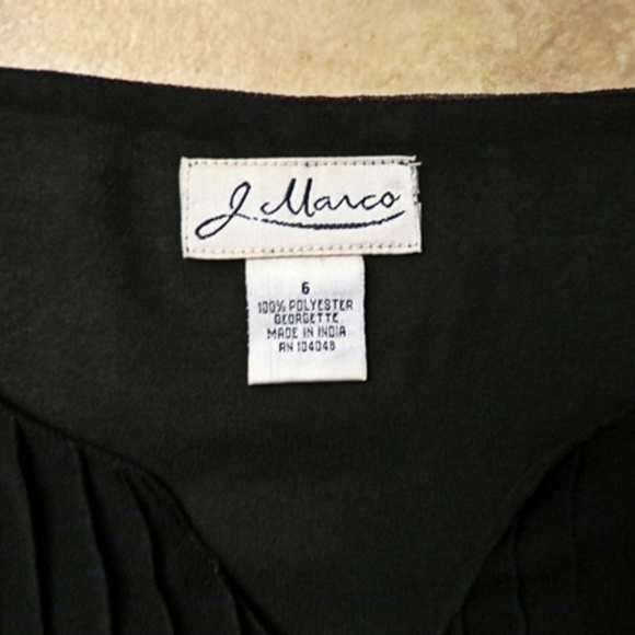 J. Marco Flutter Sleeve Top - Sequins! - Size 6 - Picture 2 of 5