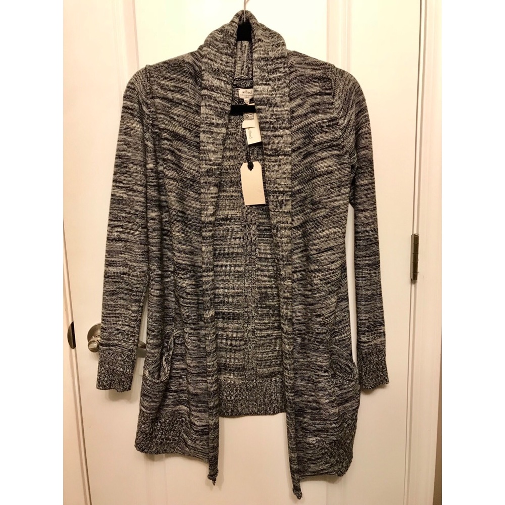 ARITZIA WILFRED Flaubert Sweater Cardigan XS Grey
