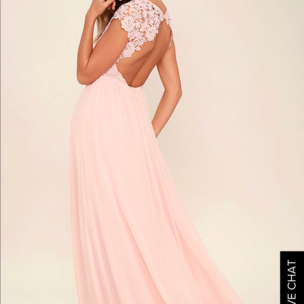 Lulu Lace Back Maxi Dress