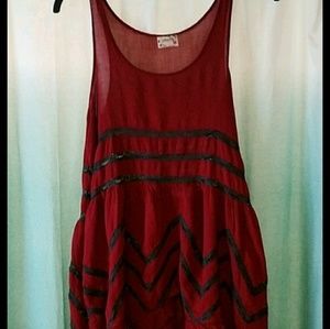 Free People Voile Trapeze Dress