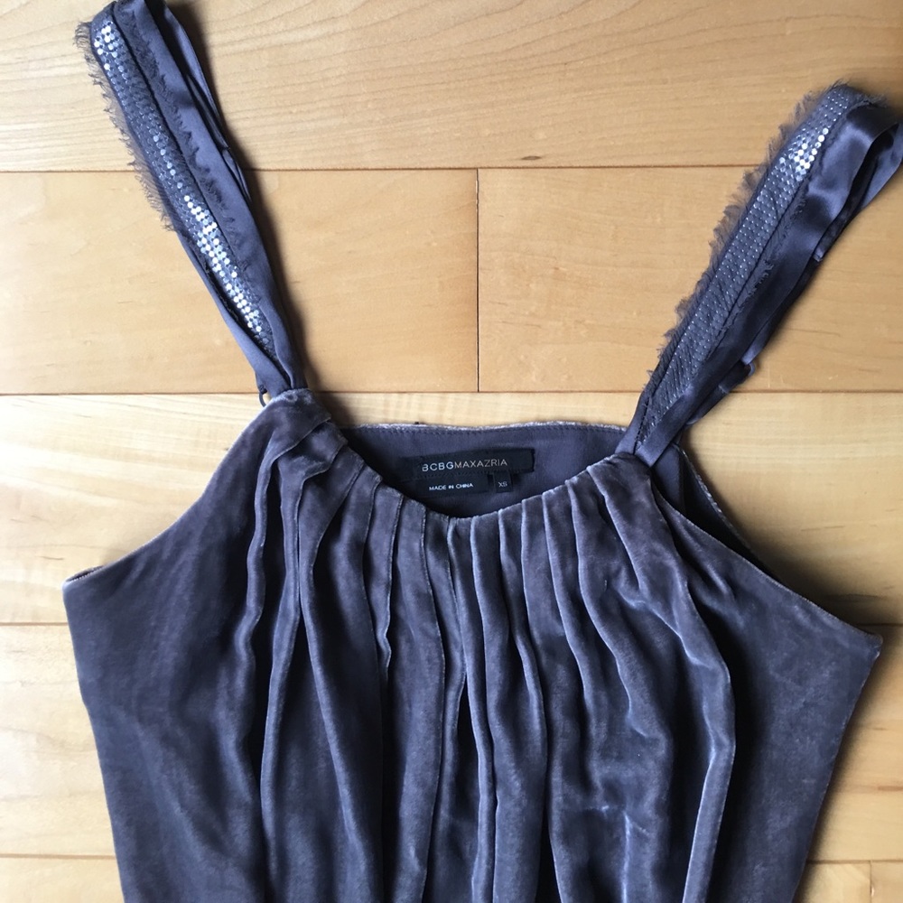 BCBG MAXAZRIA VELVET DRESS XS