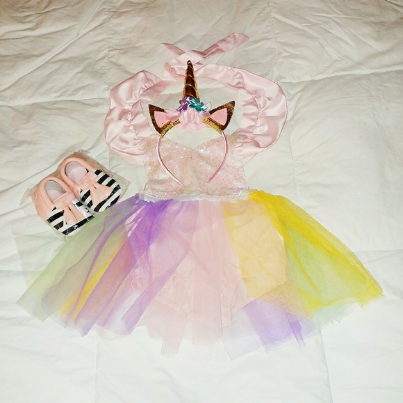 Party tutu and unicorn headband - Picture 1 of 2
