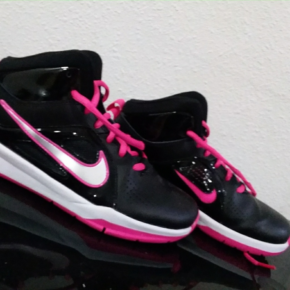 Hot Pink Basketball shoes