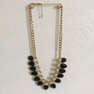 Black chunky necklace
