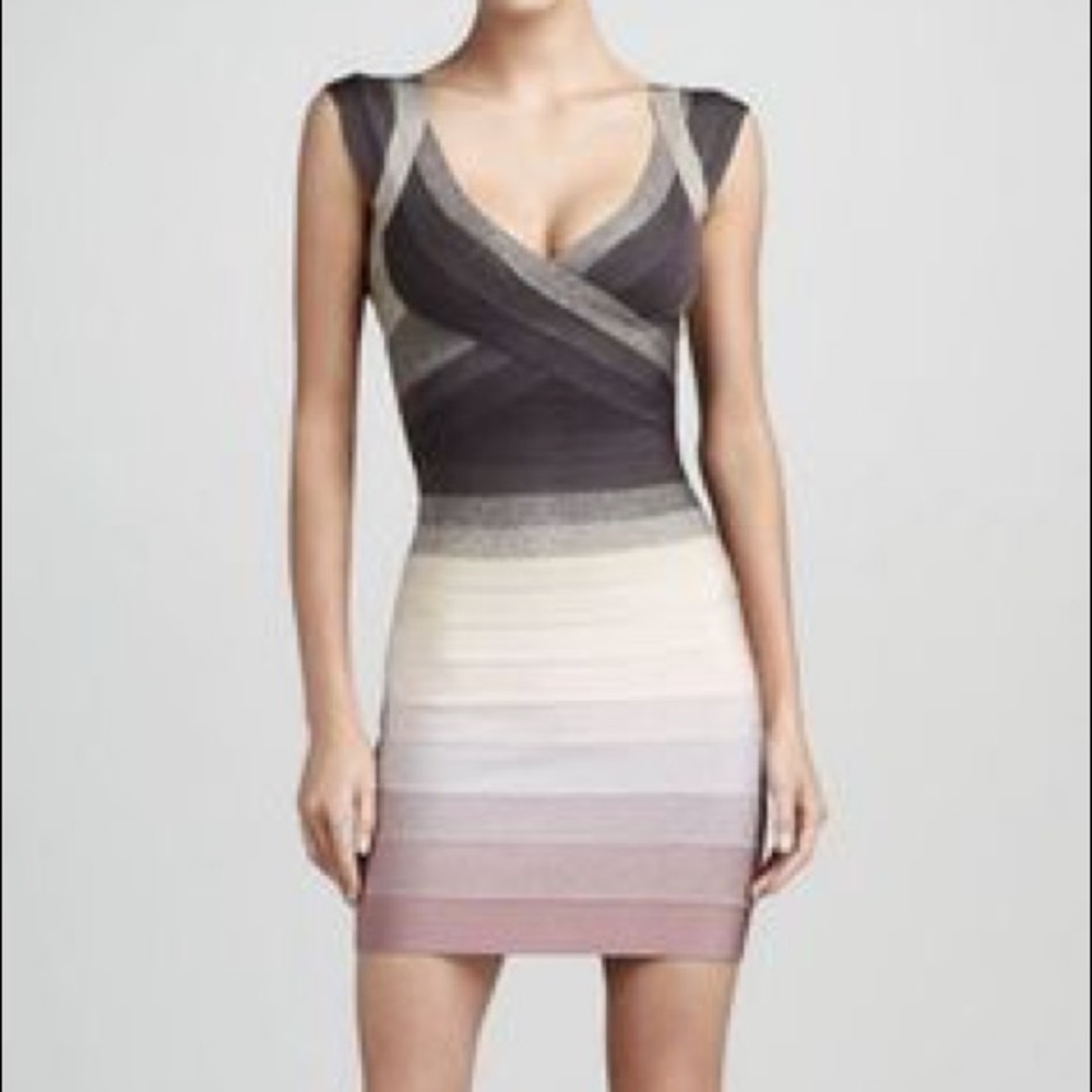 Short sleeve Herve Leger Dress!