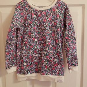 Girls Carter's floral sweatshirt size 6