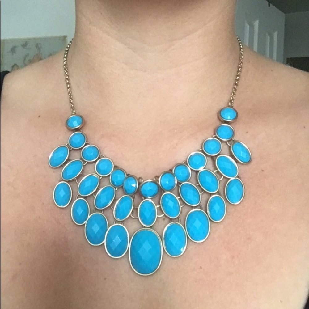 Blue/Gold necklace