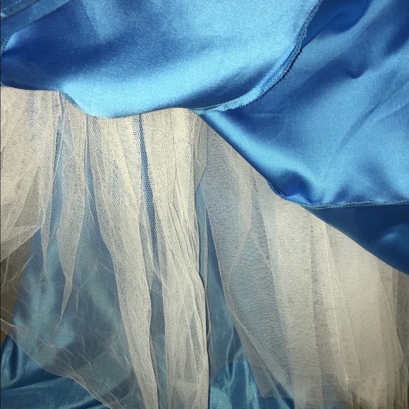 BLUE PROM DRESS (Cheaper on Mercari) - Picture 7 of 8