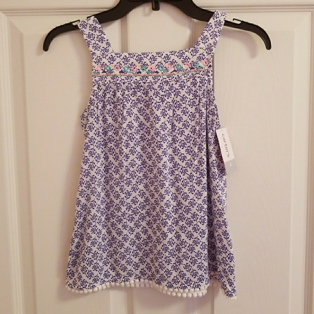 NWT Carter's tank top size 6