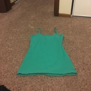 Green tank top