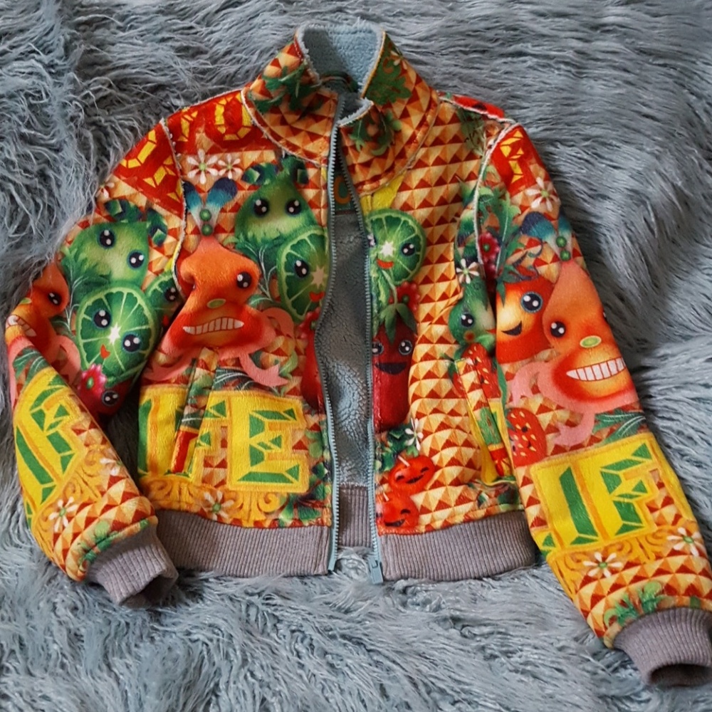 Custo Barcelona Growing Girls Bomber RARE