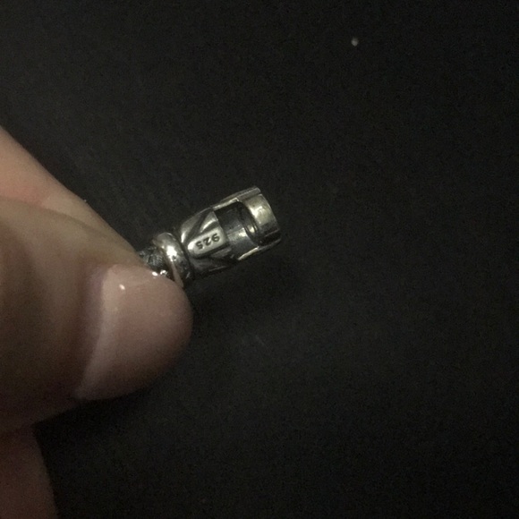 David Yurman 26” grey woven silver wrap bracelet - Picture 5 of 6