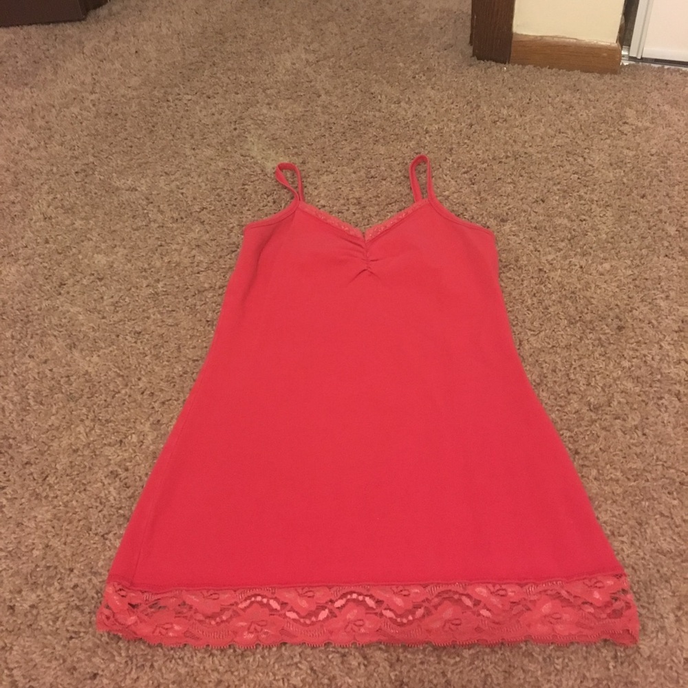 Red tank top