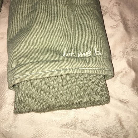 BONGO olive green plush jacket - Picture 4 of 5