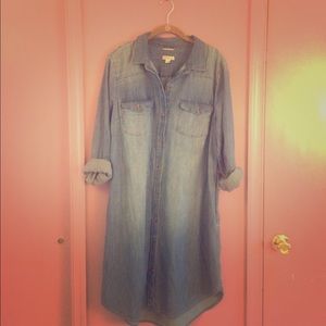 Denim Shirt Dress