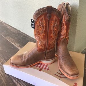 Double H rubber sole boots