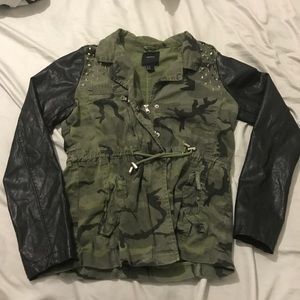 Spiked Camo Jacket