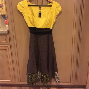 Anthropologie lithe cap sleeve dress