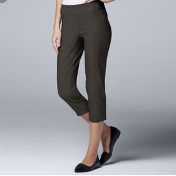 vera wang stretch pants
