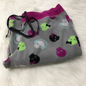 Skull pajama bottoms