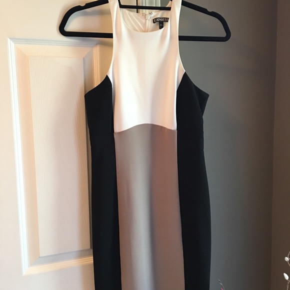 Express Racer Top Pencil Dress - Picture 2 of 2