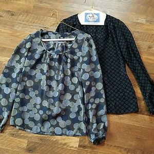 2 for 1 sheer blouses