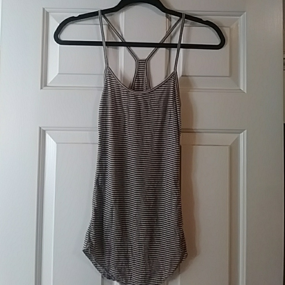 Brandy Melville Striped Racerback Tank