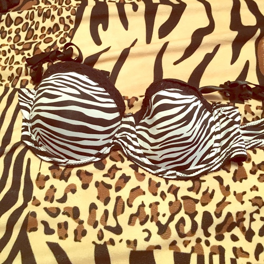 Zebra bra