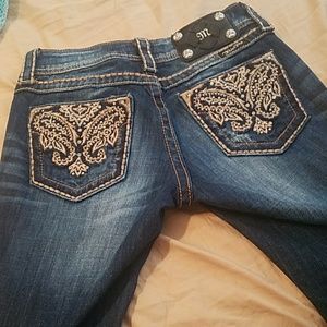 Miss me jeans size 25 34 inseam great condition