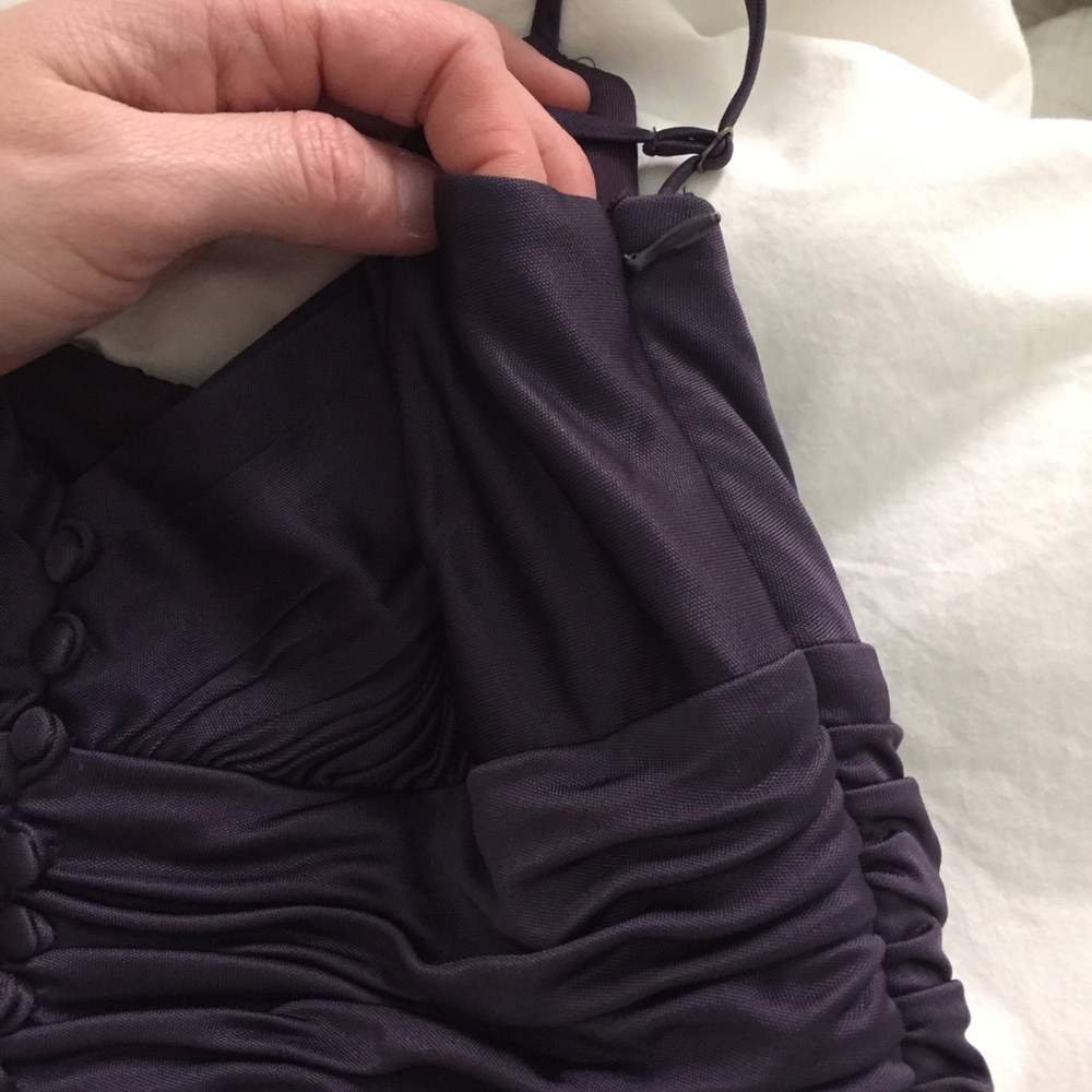 BCBG Maxazria deep plum cocktail dress. Worn once! - Picture 6 of 7
