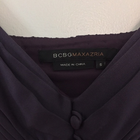 BCBG Maxazria deep plum cocktail dress. Worn once! - Picture 3 of 7