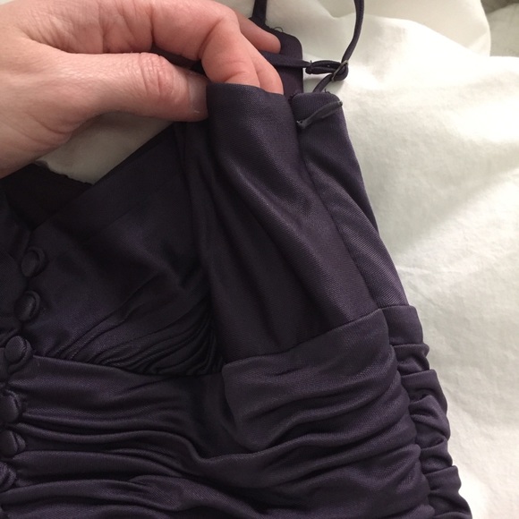 BCBG Maxazria deep plum cocktail dress. Worn once! - Picture 6 of 7