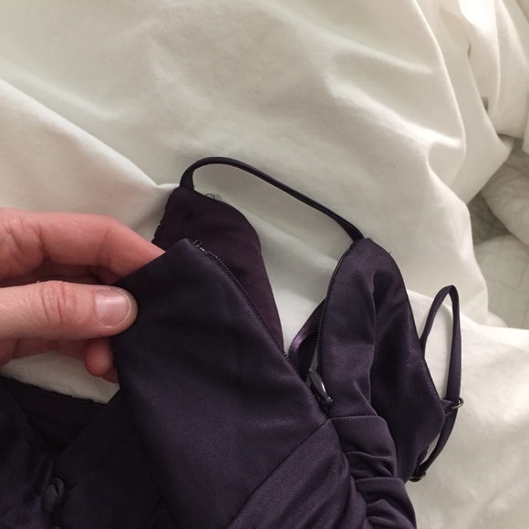 BCBG Maxazria deep plum cocktail dress. Worn once! - Picture 7 of 7