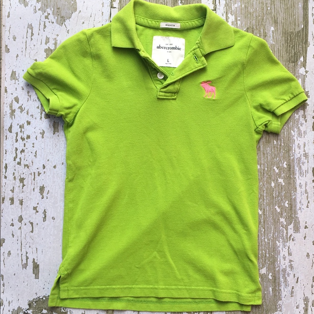 Abercrombie kids short sleeve polo shirt