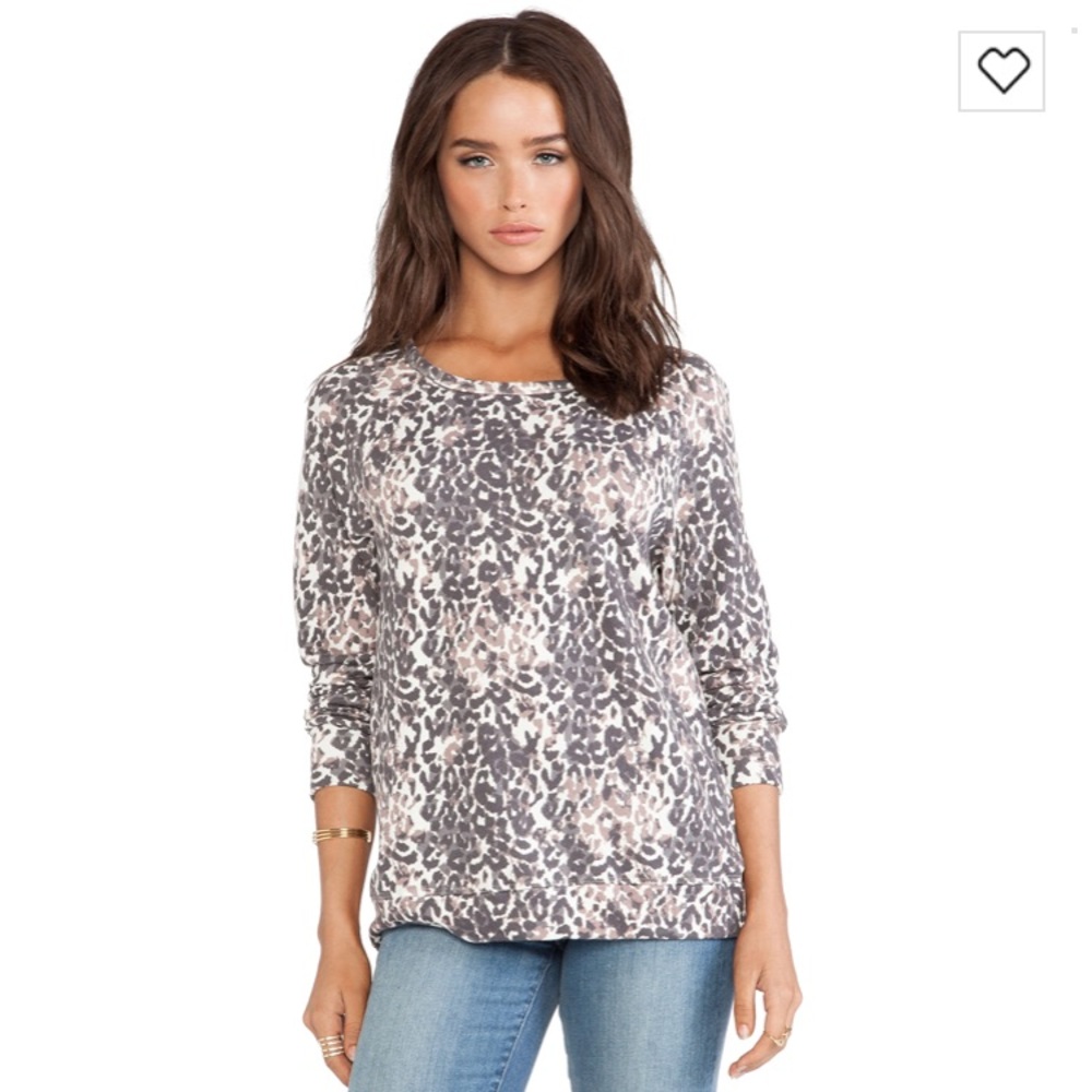 Soft Joie Annora leopard sweatshirt *NWT*