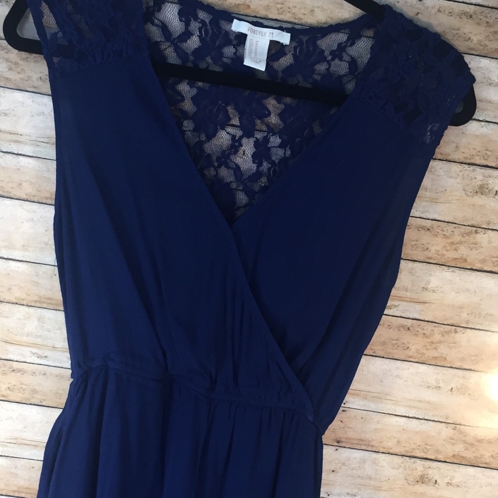Navy blue romper