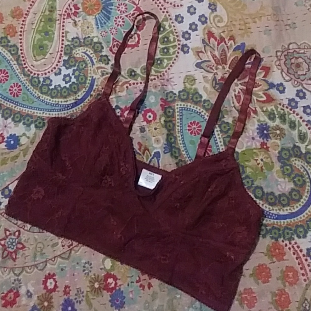 SOLD*Burgundy Bralette