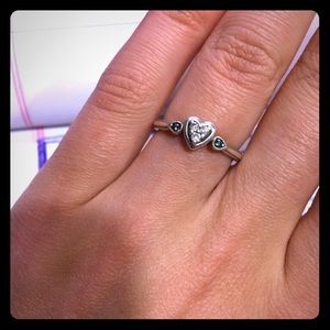 Zales Cherished Promise Heart Shape Diamond Ring
