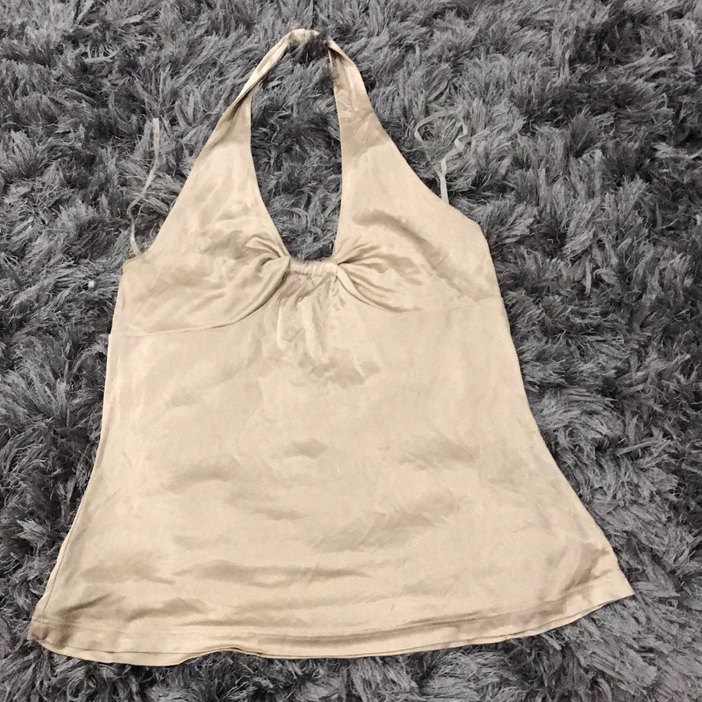 Forever 21 Gold Halter Top