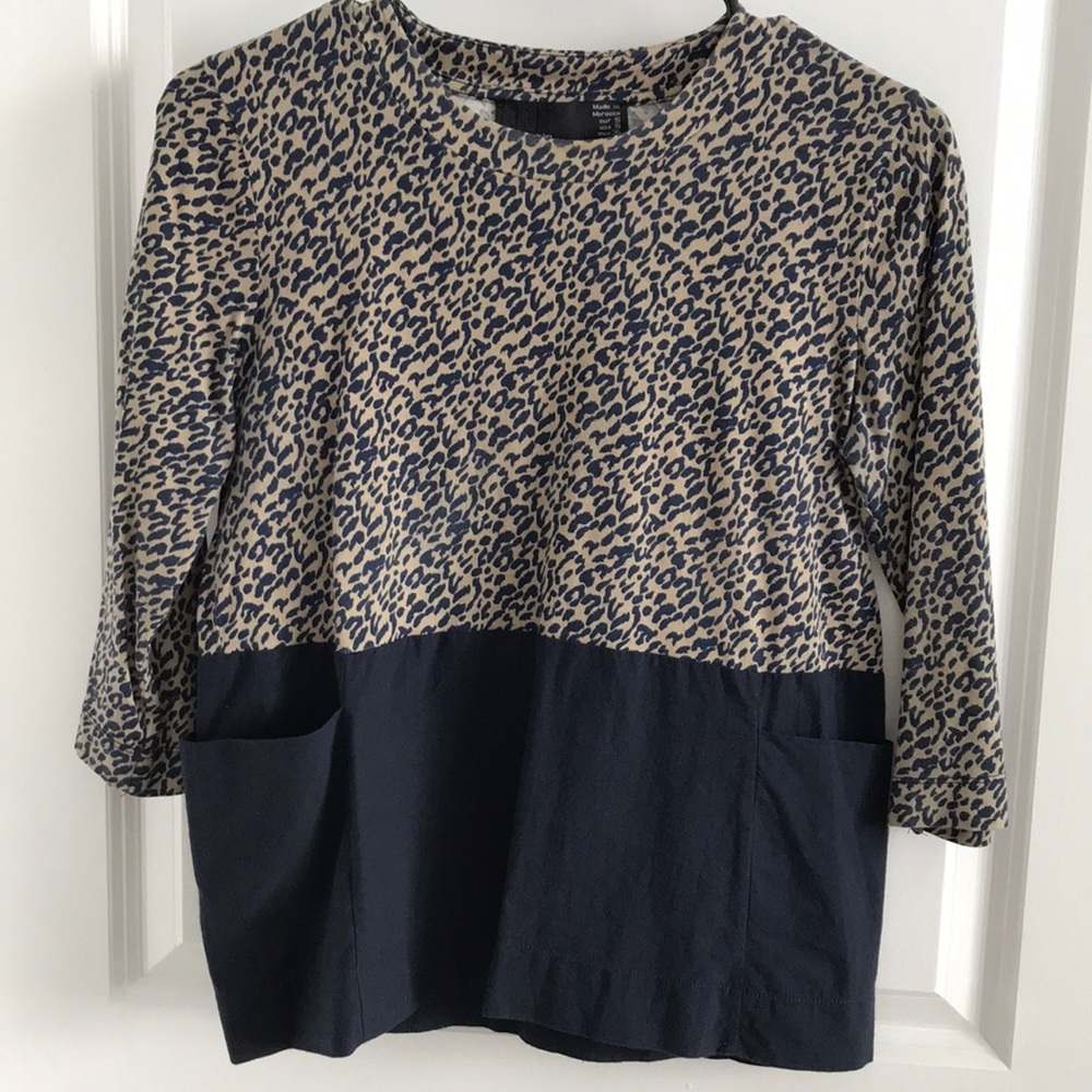 Animal print blouse