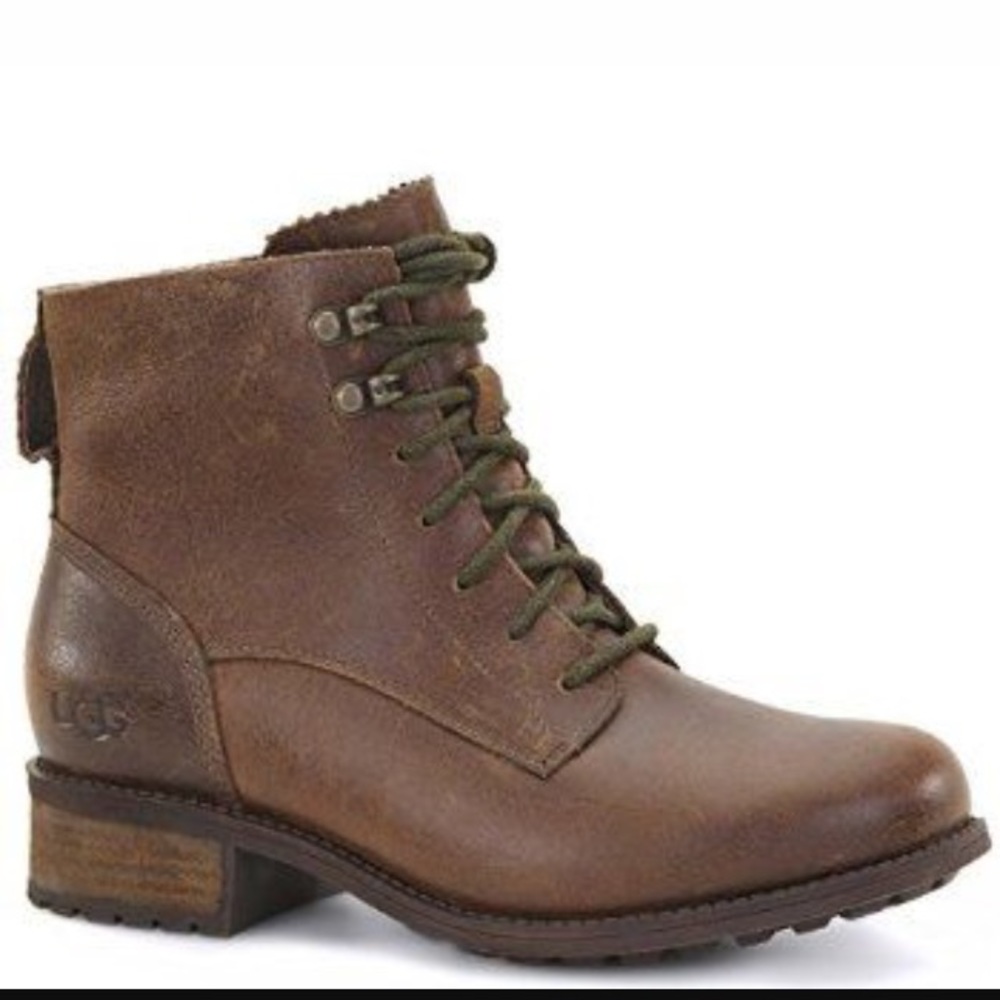 UGG Denhali lined lace up boots