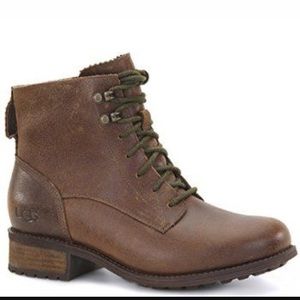 UGG Denhali lined lace up boots