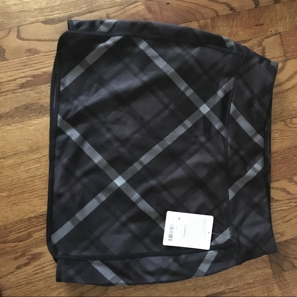 NWT Athleta Plaid Tech Stretch Wander Skirt