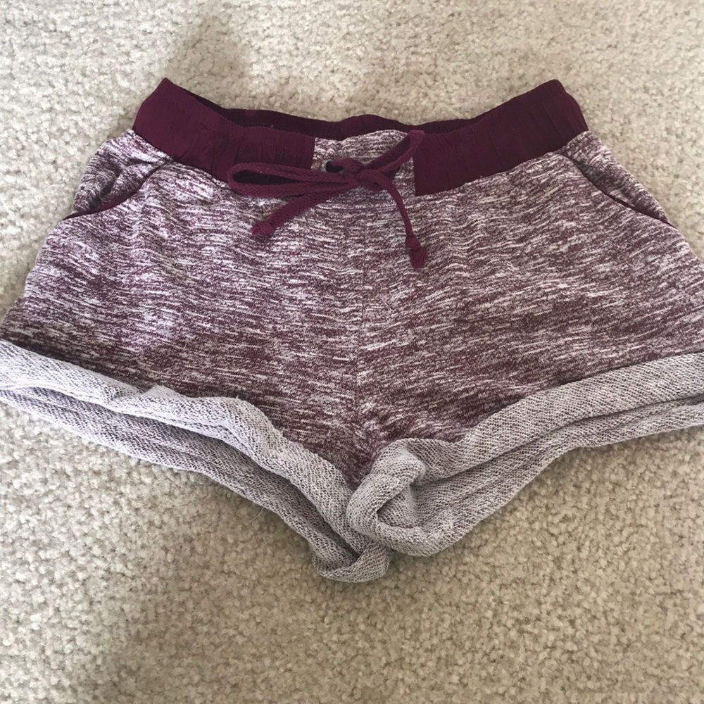Burgundy Shorts
