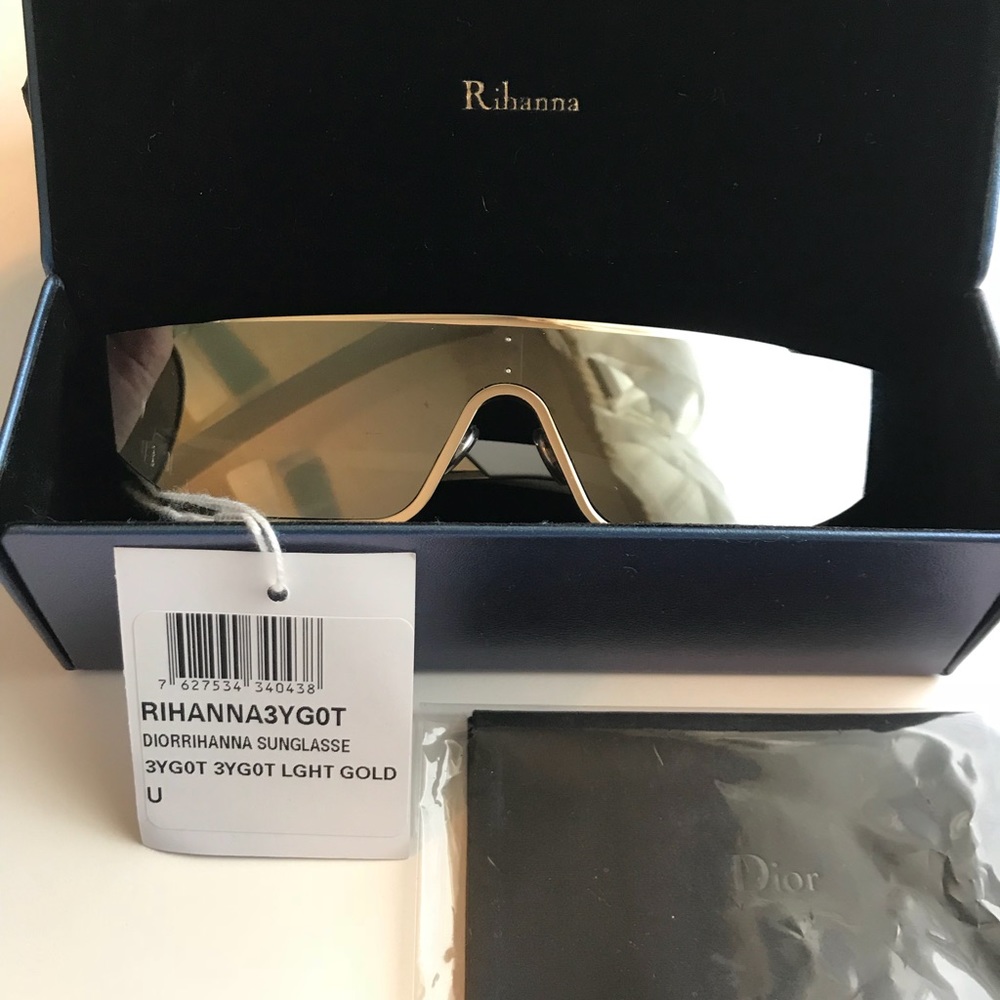 Rhianna X Dior Sunglasses- 3YG0T, Light Gold