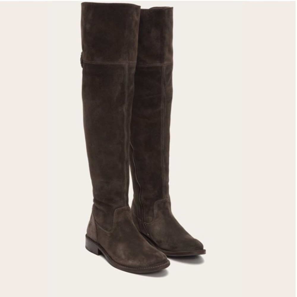 Frye Shirley over the knee suede boots